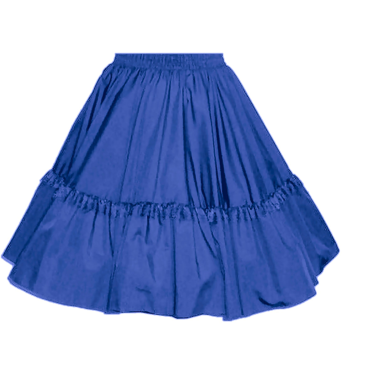 Circle Skirt w/ lace Square Dance Skirt in Royal
