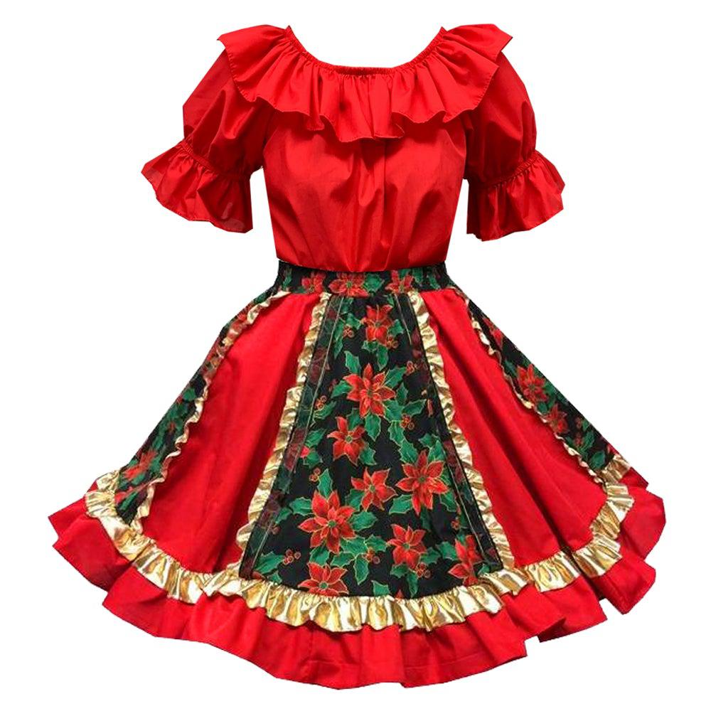 Fancy Christmas Square Dance Outfit, Set - Square Up Fashions