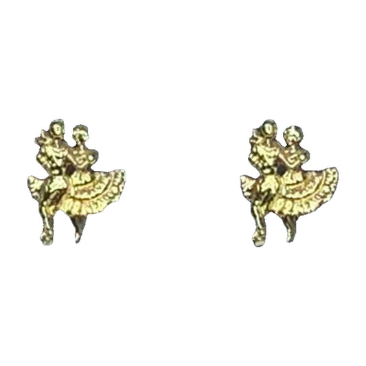 Square Dancer Gold Earrings, Jewelry - Square Up Fashions