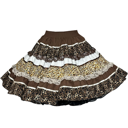 Wild Animal Print Skirt