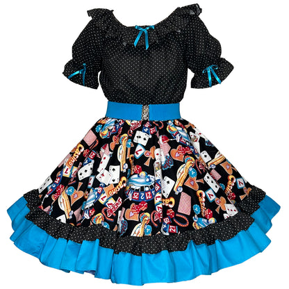 “Viva Las Vegas” Square Dance Outfit (belt sold separately)