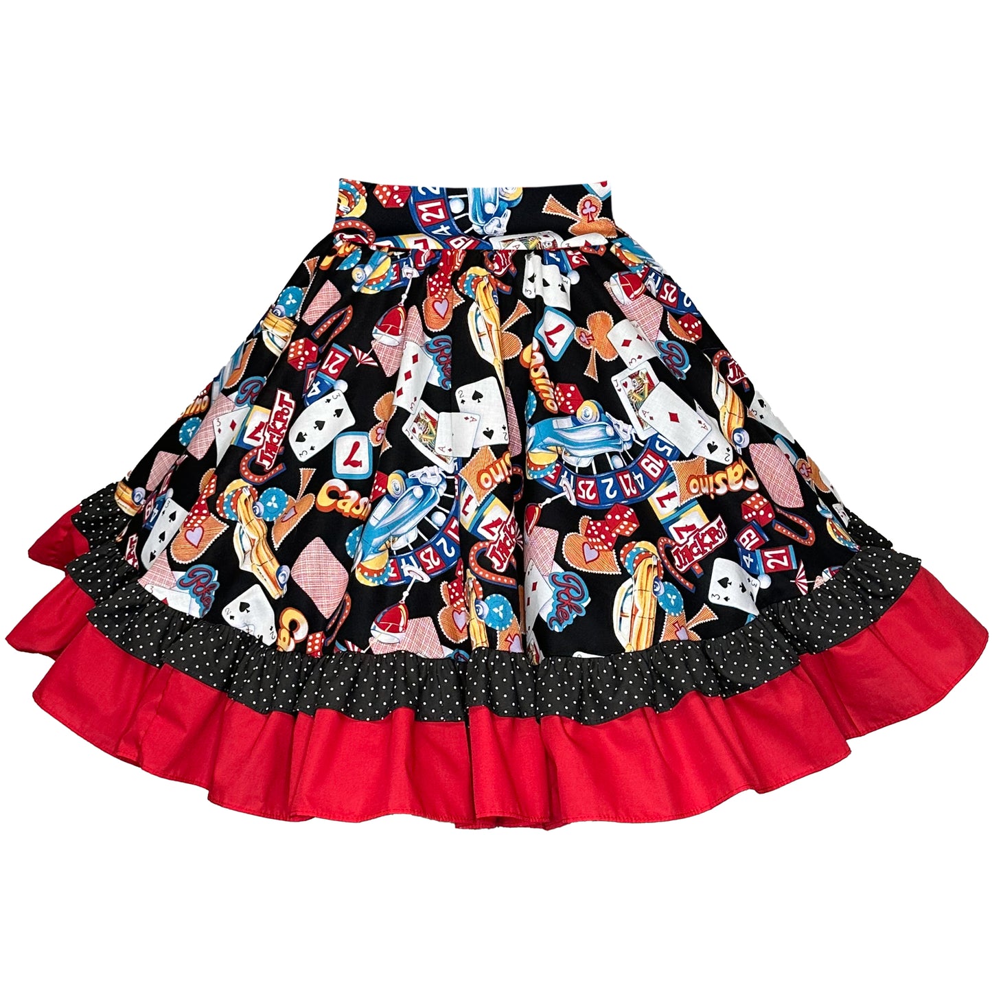 “Viva Las Vegas” Square Dance Skirt