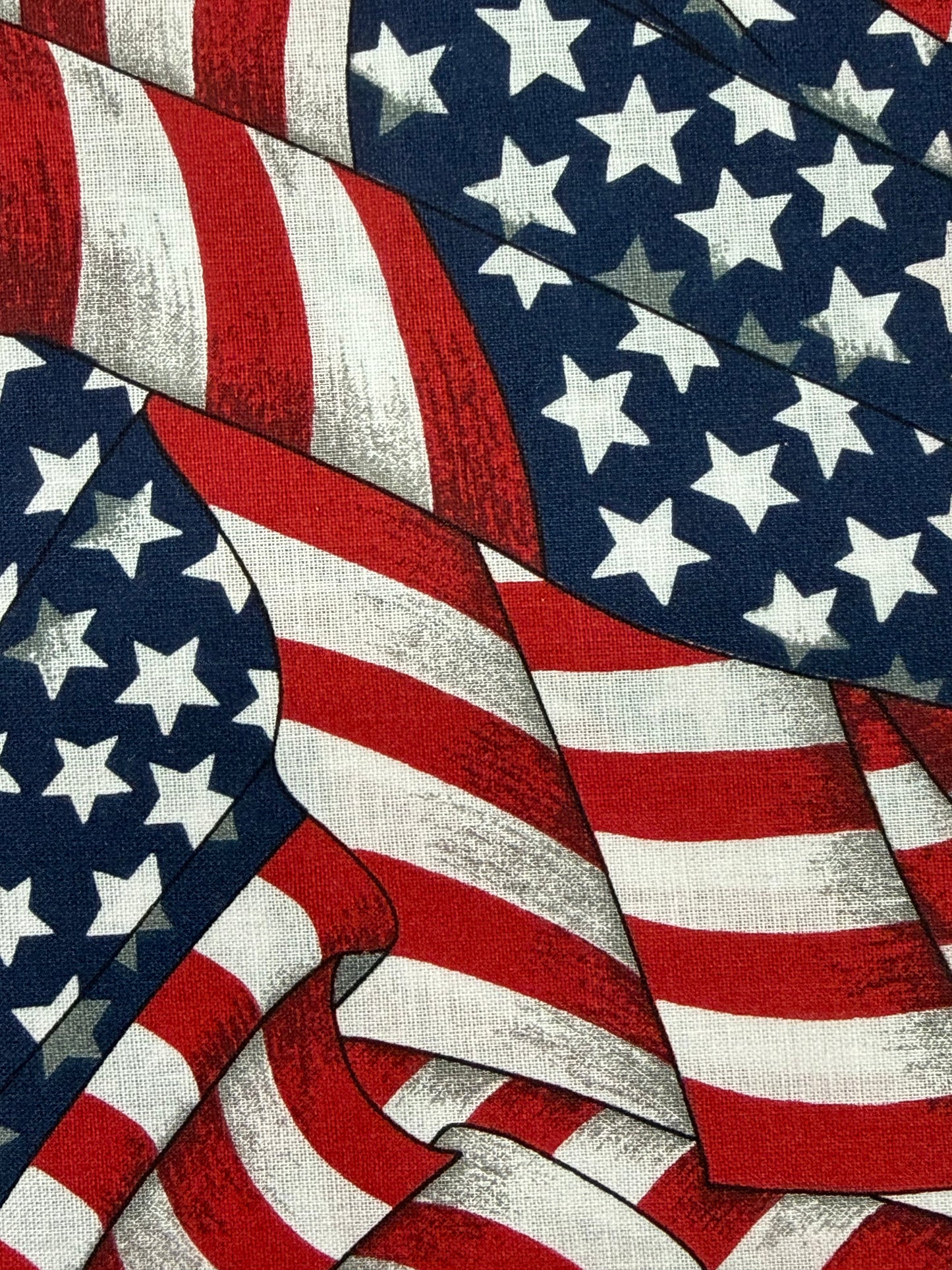 Flag Print Square Dance Skirt