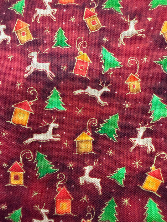 Reindeer Ruffle Holiday Outfit