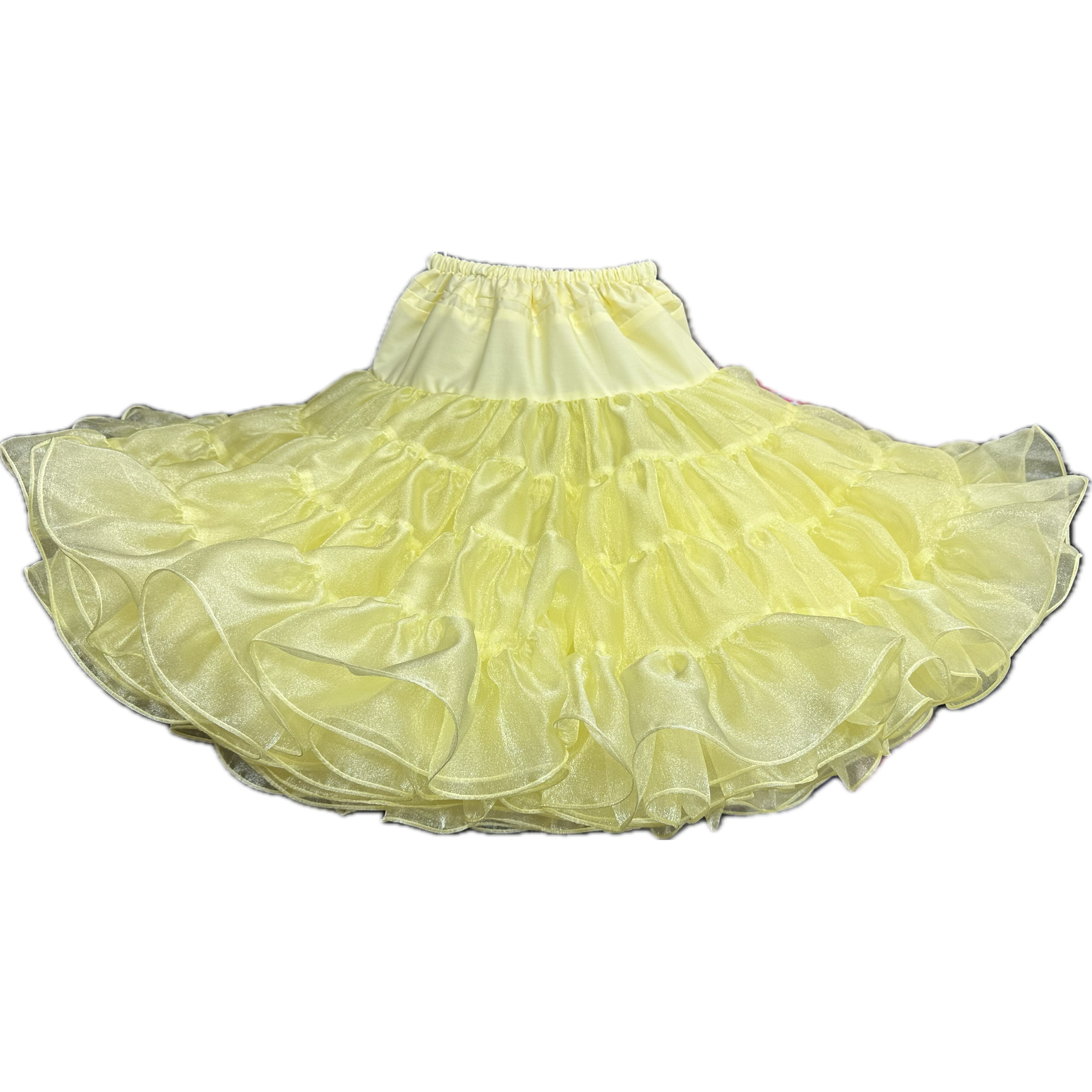 A Crystal Petticoat on a black background from Square Up Fashions.