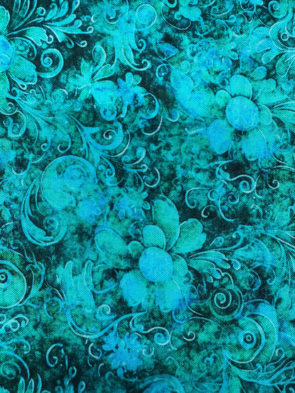 Floral Jewel Square Dance Skirt