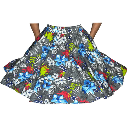 Square Up Fashions Tropical Hawaiian Square Dance Skirt