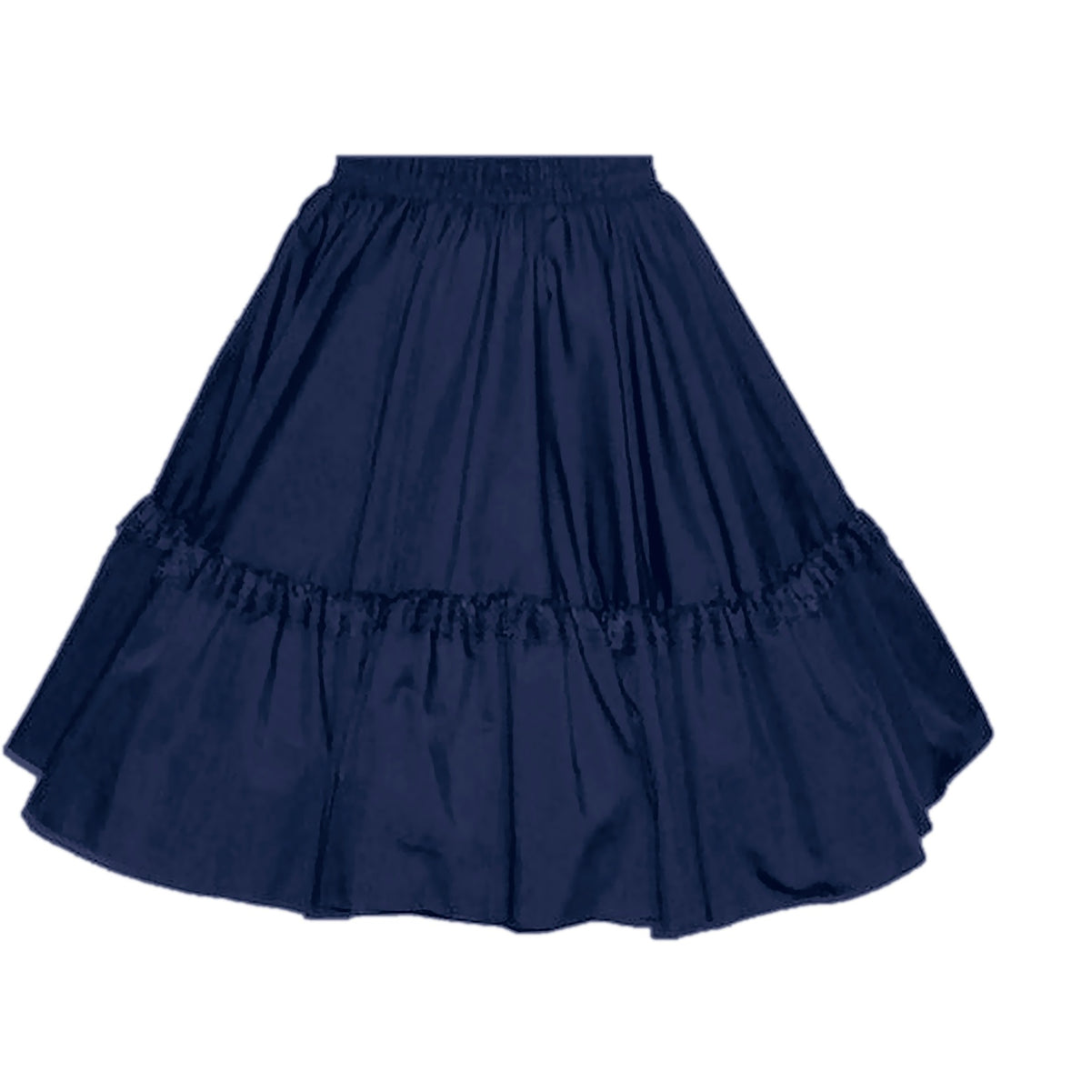 Circle Skirt w/ lace Square Dance Skirt in Navy