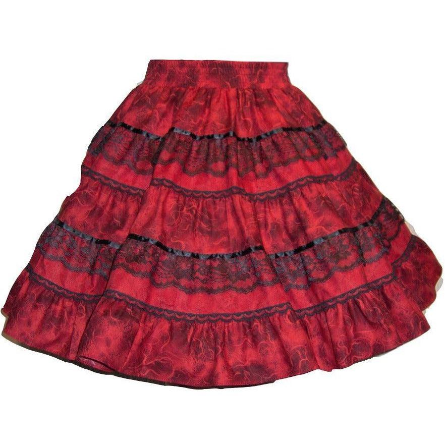 Tone on Tone Square Dance Skirt, Skirt - Square Up Fashions