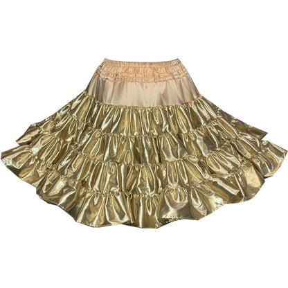 Shiny Metallic Petticoat, Petticoat - Square Up Fashions