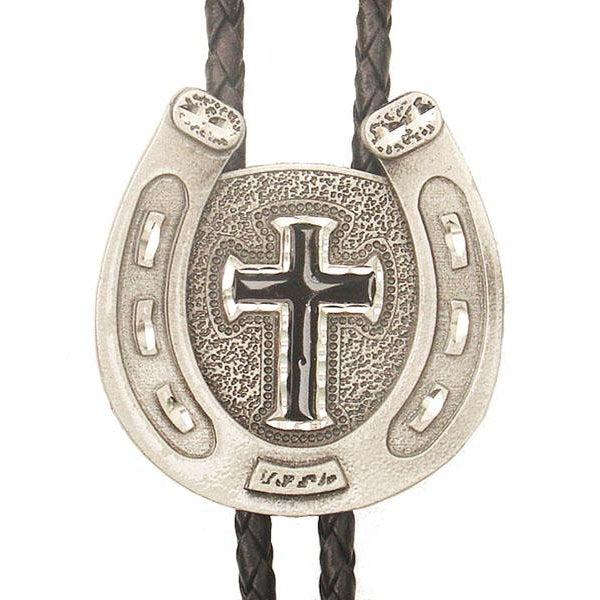 Horseshoe Cross Bolo, Bolo Ties - Square Up Fashions