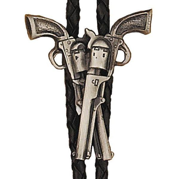 Crossed Guns Bolo Tie, Bolo Ties - Square Up Fashions