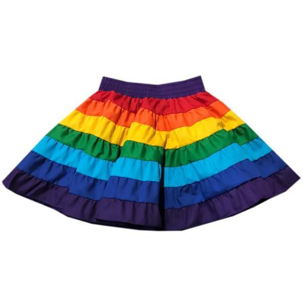 Rainbow Childrens Skirt, Childrens Clothing - Square Up Fashions