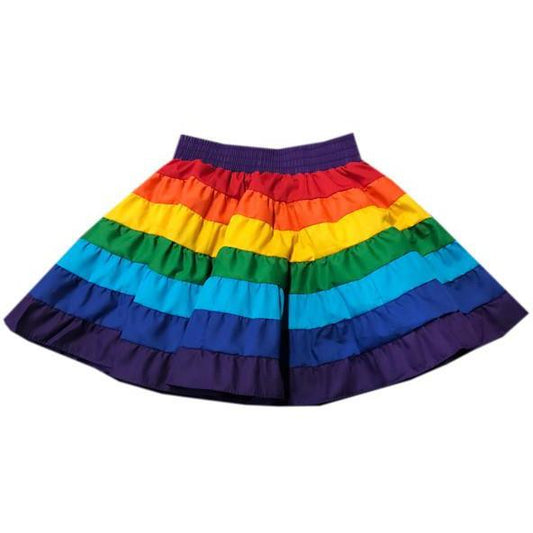 Rainbow Childrens Skirt, Childrens Clothing - Square Up Fashions