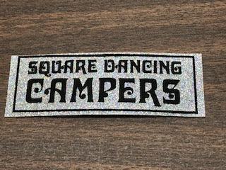 Square Up Fashions' square dance stickers.