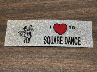 I love Square Up Fashions Square Dance stickers for my car.