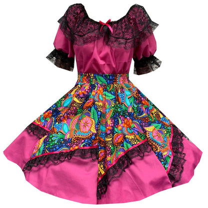 Colorful Carnival Square Dance Outfit, Set - Square Up Fashions