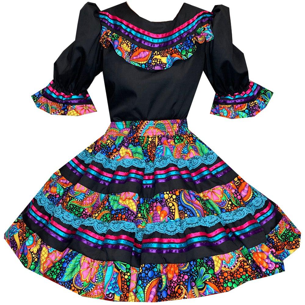 Vivid Fantasia Square Dance Outfit, Set - Square Up Fashions