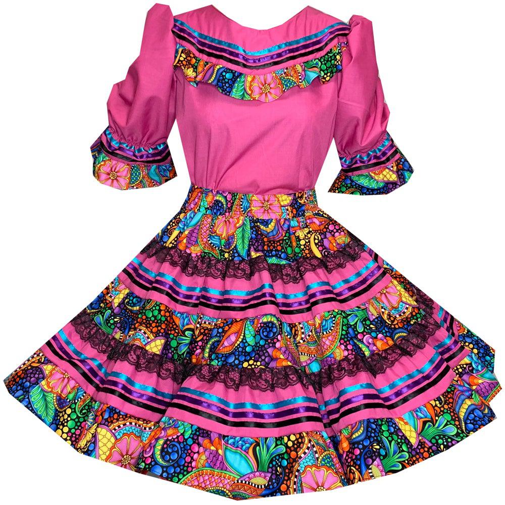 Vivid Fantasia Square Dance Outfit, Set - Square Up Fashions